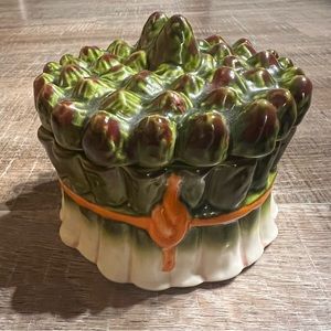 Mancer Made In Italy Asparagus Soup Decanter, No ladle/spoon, Rare Ceramic